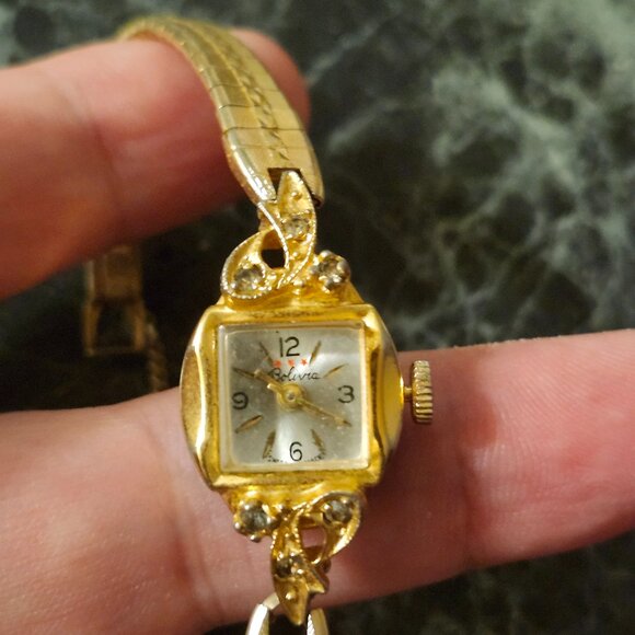Used Bolivia watch with Diamonds - Picture 1 of 3